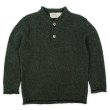 画像1: 00's ARAN SWEATER MARKET カラーネップ柄 ヘンリーネック ウールニット "MADE IN IRELAND" (1)