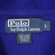 画像2: 00's Polo Ralph Lauren ハーフジップ コットンニット "BLUE / BIG PONY" (2)