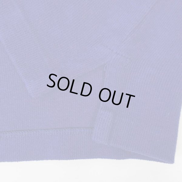 画像5: 00's Polo Ralph Lauren ハーフジップ コットンニット "BLUE / BIG PONY" (5)