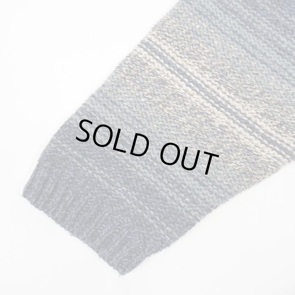 画像4: 90's ST.JOHN’S BAY グラデーションボーダー柄 コットンニット "MADE IN USA" (4)