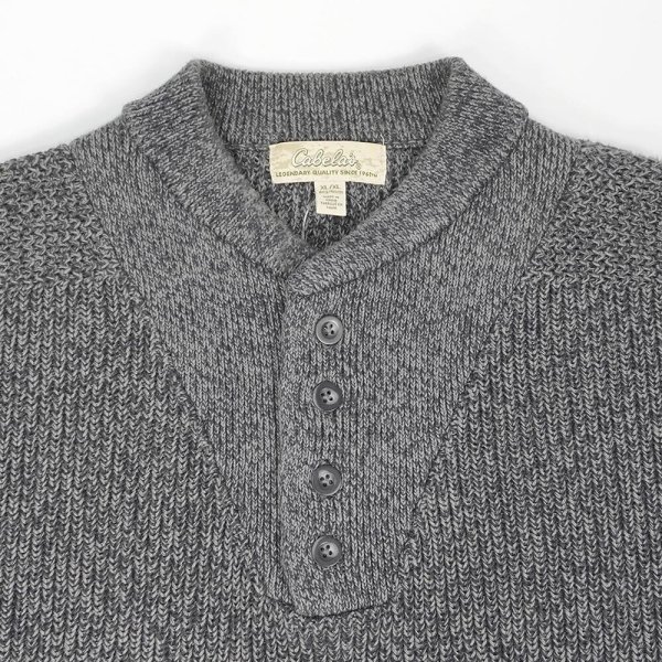 画像3: 00's Cabela's コットンジープニット (3)