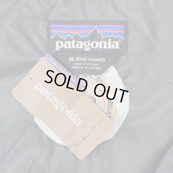 画像3: 19's Patagonia ナノパフベスト "企業ロゴ刺繍 / DEADSTOCK" (3)