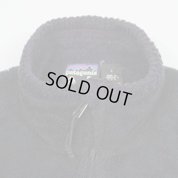 画像5: 00's Patagonia R4 フリースベスト "BLACK / MADE IN USA" (5)