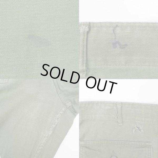 画像4: 60's US.ARMY コットンサテン ベイカーパンツ "W38 / TALON 42 ZIP" (4)