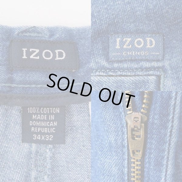 画像3: 00's IZOD 2タック デニムトラウザー (3)