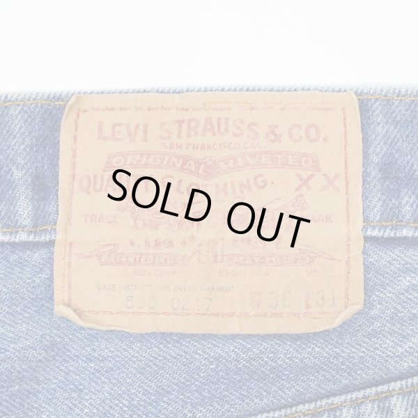 画像3: Late 80's Levi's 505 デニムパンツ "MADE IN USA / W36 L31" (3)