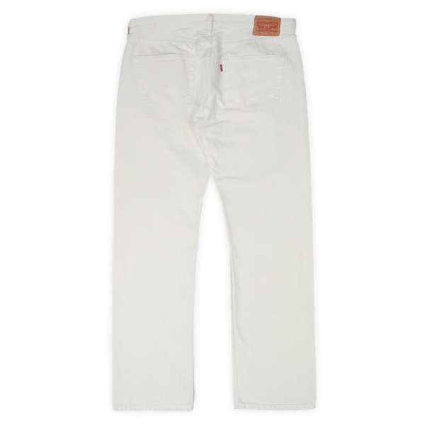 画像2: 00's Levi's 501 ホワイトデニムパンツ "W36 L34" (2)