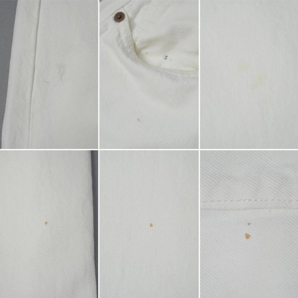 画像5: 00's Levi's 501 ホワイトデニムパンツ "W36 L34" (5)