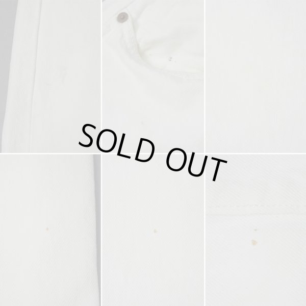 画像5: 00's Levi's 501 ホワイトデニムパンツ "W36 L34" (5)