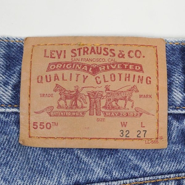画像3: Early 00's Levi's 550 デニムパンツ "W32 L27" (3)
