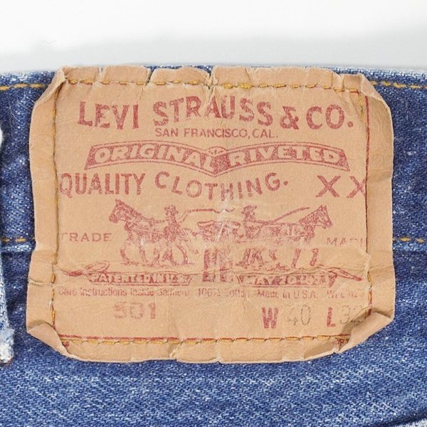 画像3: Late 80's Levi's 501 デニムパンツ "MADE IN USA / W40 L32" (3)