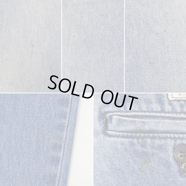 画像5: 90's Polo Ralph Lauren 2タック デニムトラウザー "POLO COUNTRY TAG / MADE IN CANADA" (5)