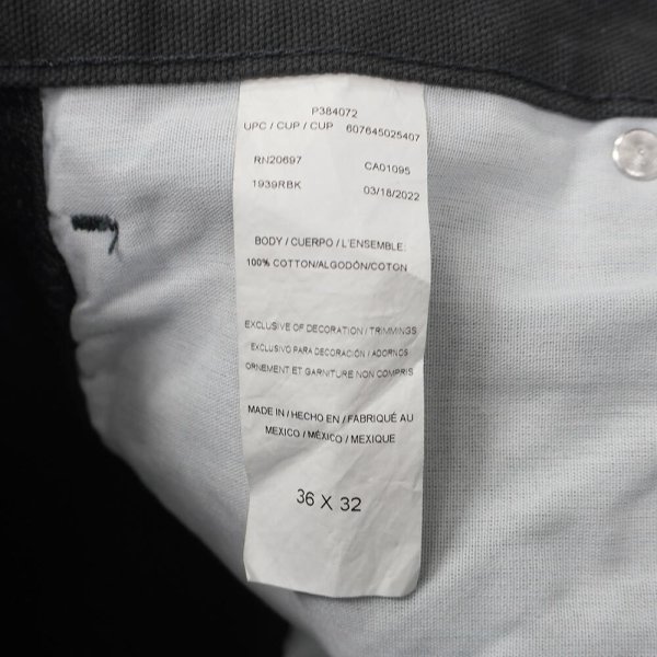 画像3: 00's Dickies ダック ペインターパンツ "BLACK / DEADSTOCK" (3)