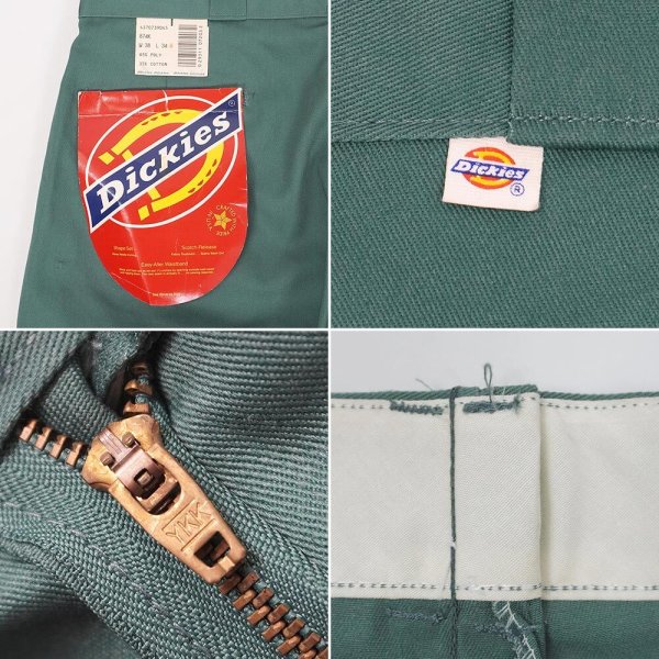 画像4: 80's Dickies 874 ワークパンツ "MADE IN USA / LINCOLN GREEN / DEADSTOCK" (4)