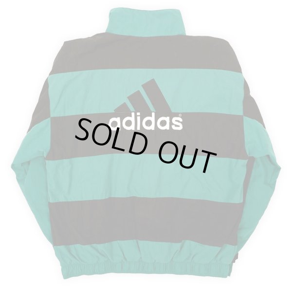 画像2: 90's adidas EQUIPMENT ワイドボーダー柄 ブルゾン (2)