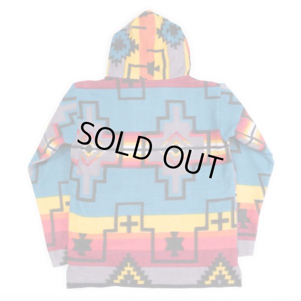 画像2: 90's unknown フリース メキシカンパーカー (2)