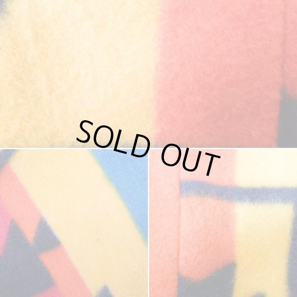 画像4: 90's unknown フリース メキシカンパーカー (4)