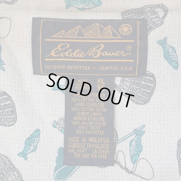 画像3: 90's Eddie Bauer コットンダック ボンバージャケット "黒タグ" (3)