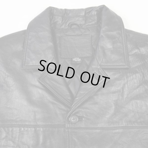 画像4: 90's KNIGHTSBRIDGE パデッドレザージャケット (4)