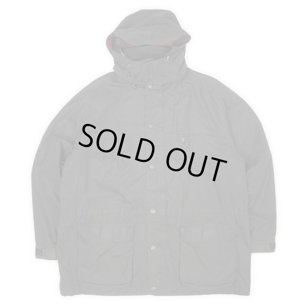 画像1: 90's Eddie Bauer ウールライナー マウンテンパーカー "白タグ / BLACK" (1)