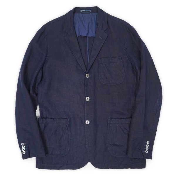 画像1: 00's Polo Ralph Lauren リネンテーラードジャケット (1)