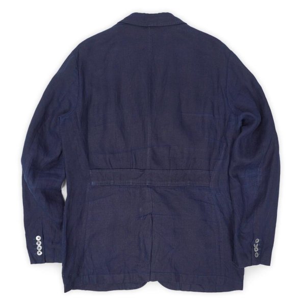 画像2: 00's Polo Ralph Lauren リネンテーラードジャケット (2)