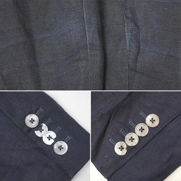 画像4: 00's Polo Ralph Lauren リネンテーラードジャケット (4)