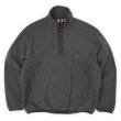 画像1: 90's Woolrich スナップT型 フリースプルオーバー "CHARCOAL" (1)