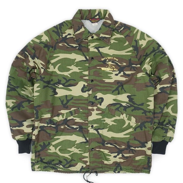 画像1: 80's Pla-Jac カモフラージュ柄 コーチジャケット "MADE IN USA" (1)