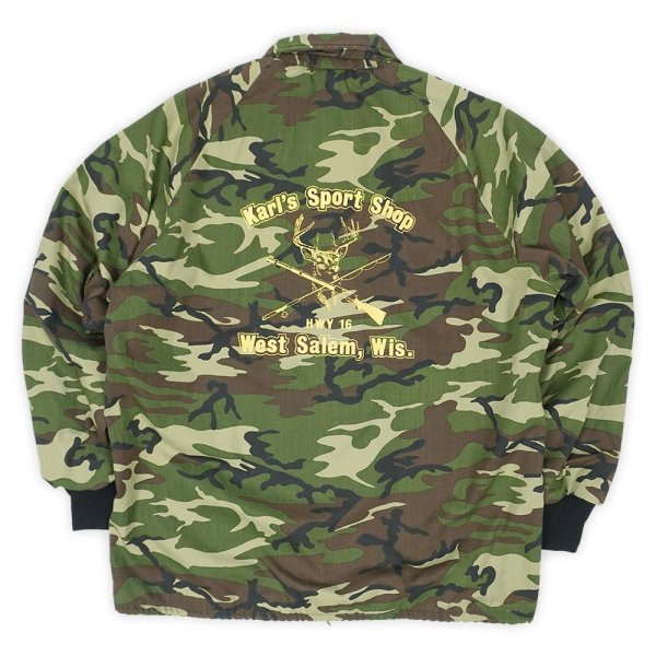 画像2: 80's Pla-Jac カモフラージュ柄 コーチジャケット "MADE IN USA" (2)