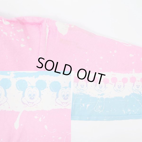 画像5: 90's MICKEY MOUSE 総柄プリントTシャツ “MADE IN USA” (5)