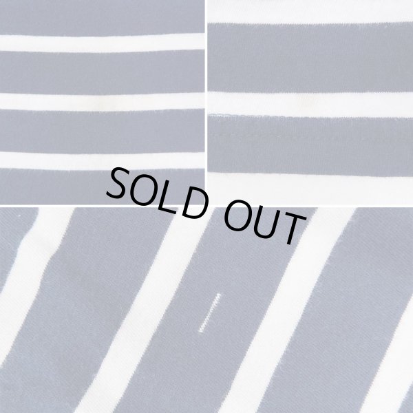 画像3: 00's Polo Ralph Lauren ボーダー柄 フーディーカットソー (3)