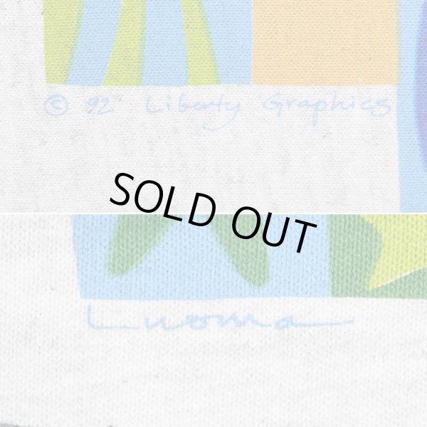 画像3: 90's LIBERTY GRAPHICS プリントTシャツ "DEADSTOCK / MADE IN USA / ASH GRAY" (3)