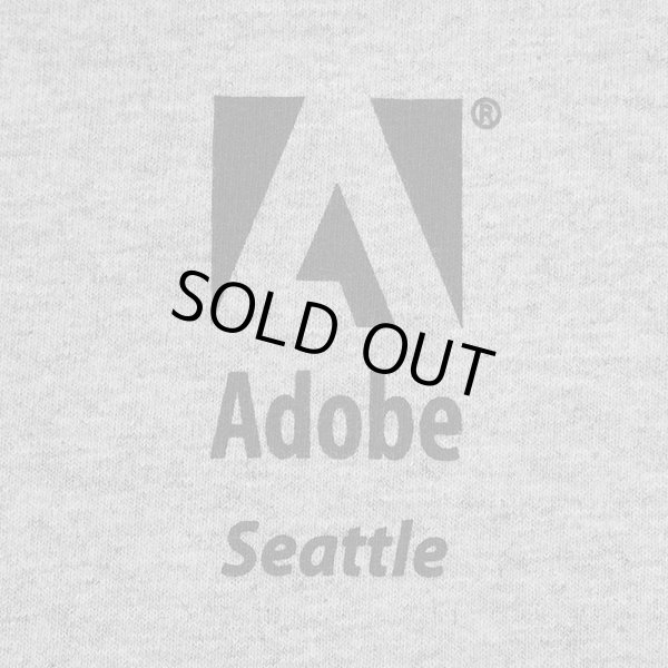 画像2: 00's Adobe 企業ロゴ リンガーTシャツ (2)