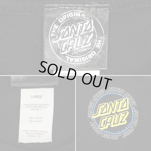 画像3: 00's SANTA CRUZ L/S プリントTシャツ “BLACK” (3)