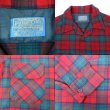 画像3: 70's Pendleton ウールシャツ "RED BASE / MADE IN USA" (3)