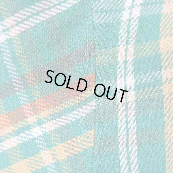 画像4: 70's BIG MAC ヘビーネルシャツ "GREEN BASE / size S" (4)