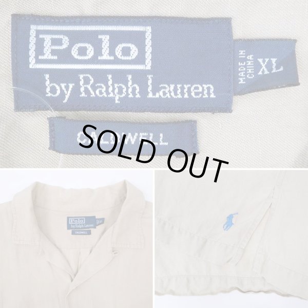 画像3: 90's Polo Ralph Lauren S/S オープンカラーシャツ "CALDWELL" (3)