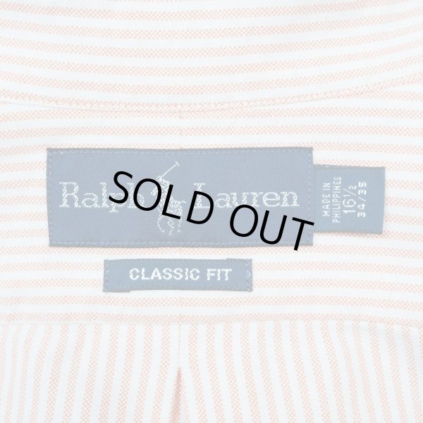 画像2: 90's Polo Ralph Lauren ストライプ柄 ボタンダウンシャツ "CLASSIC FIT" (2)