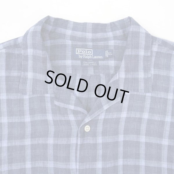画像3: 90's Polo Ralph Lauren S/S オープンカラーシャツ “CALDWELL / LINEN” (3)