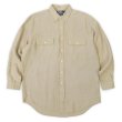 画像1: 90's Polo Ralph Lauren L/S リネンワークシャツ “WHITFIELD" (1)