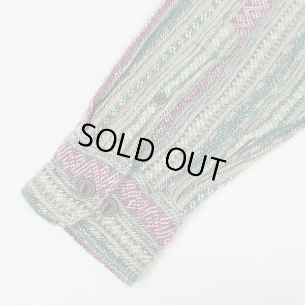 画像5: 90's WOOLRICH マルチストライプ柄 コットンシャツ (5)