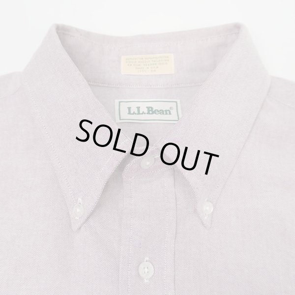 画像3: 90's L.L.Bean オックスフォード ボタンダウンシャツ “RED / MADE IN USA” (3)