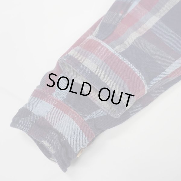 画像4: Late 90's FIVE BROTHER ヘビーネルシャツ “Navy Plaid” (4)