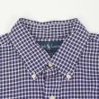 画像4: 90's Polo Ralph Lauren ボタンダウンシャツ "BLAKE / Navy Gingham Plaid" (4)