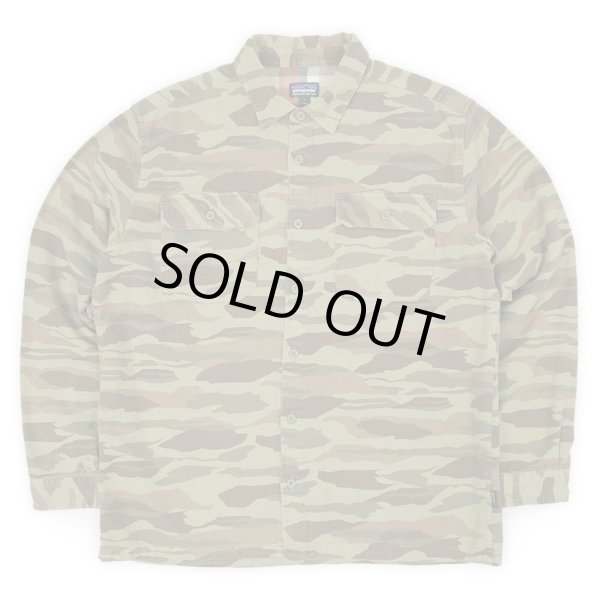画像1: FA19 Patagonia フィヨルドフランネルシャツ "CAMOUFLAGE" (1)