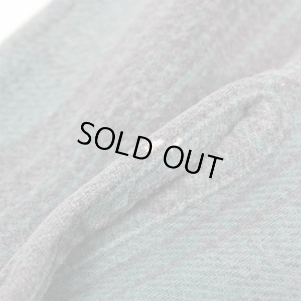 画像5: 90's FIVE BROTHER ヘビーネルシャツ "MADE IN USA / Green×Black Ombre Plaid" (5)