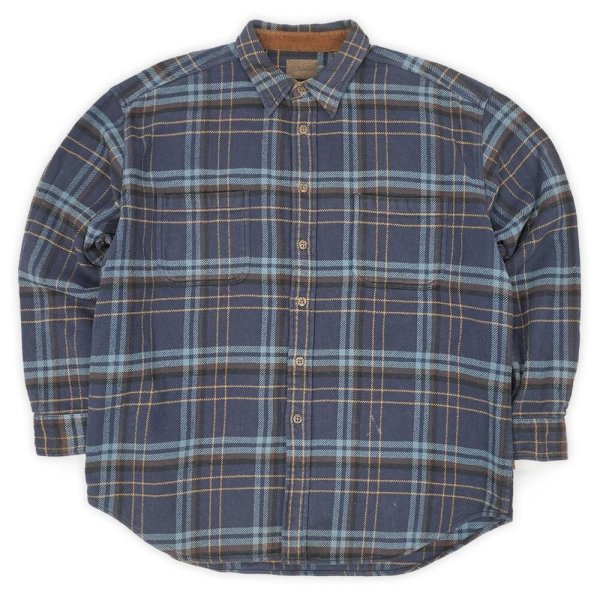 画像1: 90's ST JOHN'S BAY ヘビーネルシャツ (1)