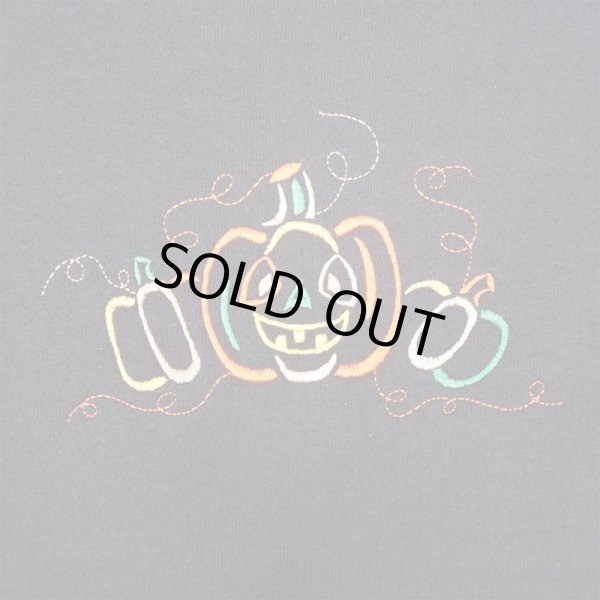 画像2: 90's Halloween 刺繍 スウェット "MADE IN USA" (2)