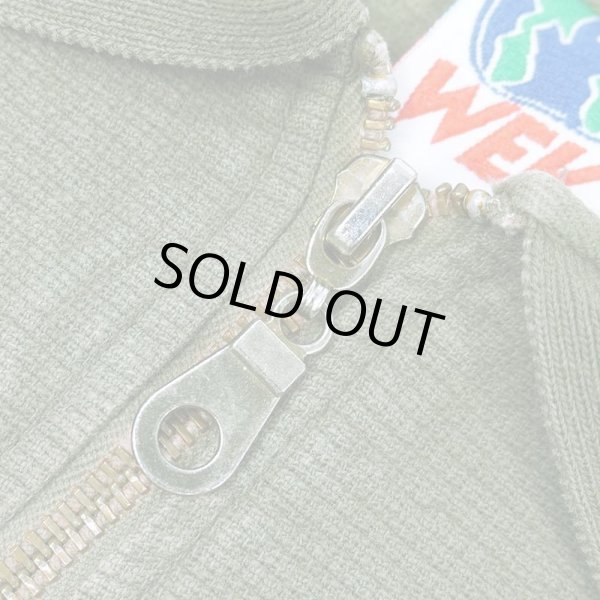 画像3: 90's WEK ハーフジップ スウェットポロ "MADE IN USA" (3)